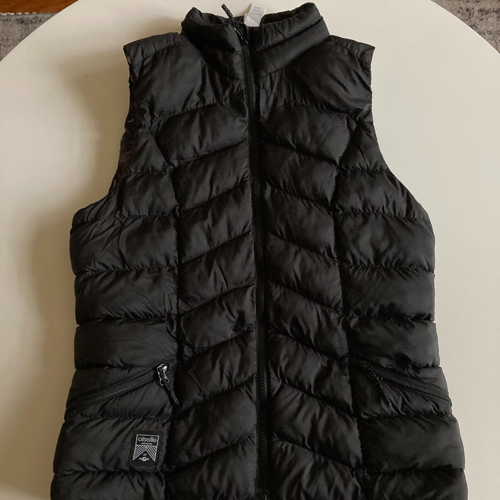 Oiselle Black Puffer Vest